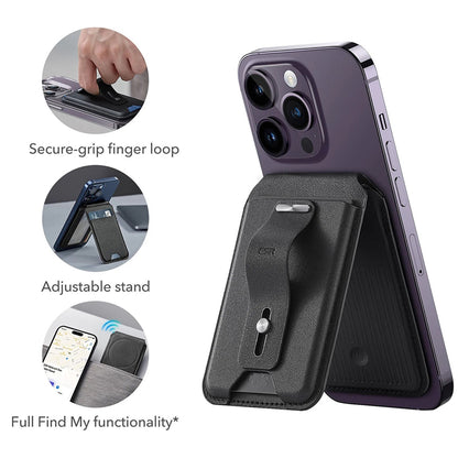 Portofel MagSafe, ESR, Findy my Wallet 3C, Crni