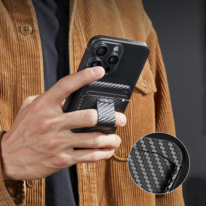 Portofel Magsafe, ESR, Findy my Wallet Carbon, Crni