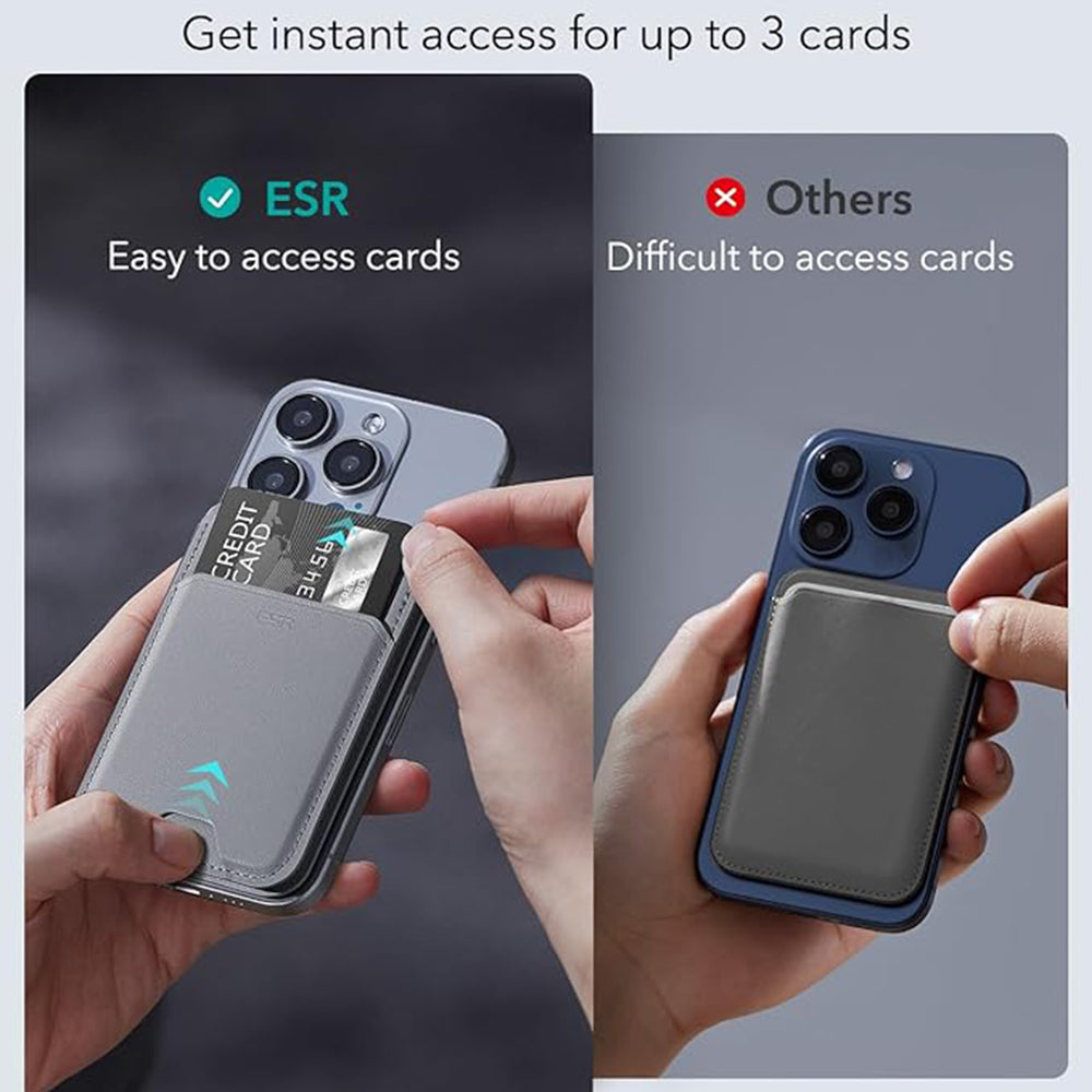 Portofel Magsafe, ESR, Sivi