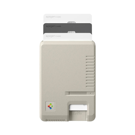 Portofel MagSafe, Spigen, Classic LS, Bež AFA10949