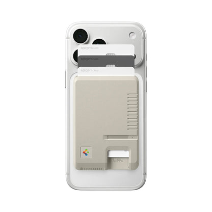 Portofel MagSafe, Spigen, Classic LS, Bež AFA10949