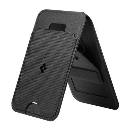Portofel MagSafe, Spigen, Slim Fold S314-1, Crni