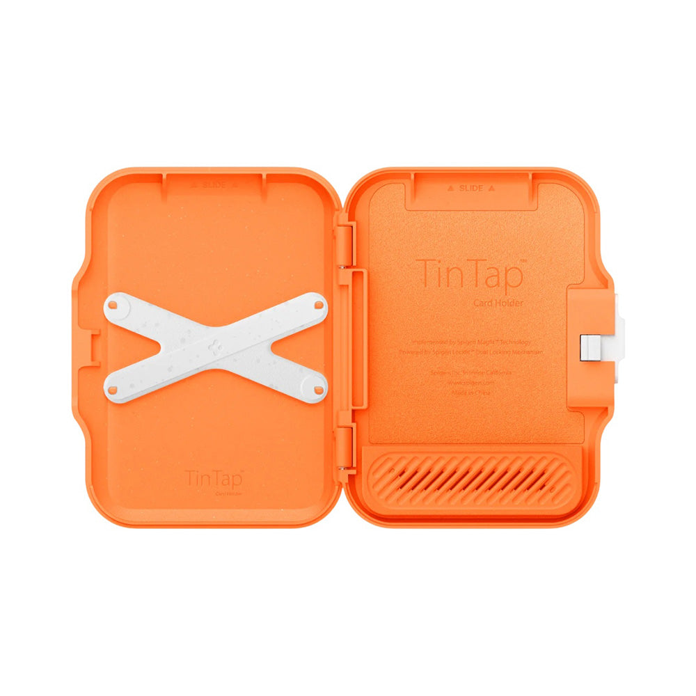 Portofel MagSafe, Spigen, TinTap MagFit+, Narandžasti AFA11380