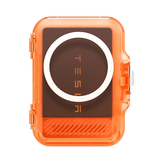 Portofel MagSafe, Spigen, TinTap MagFit+, Narandžasti Saten AFA11381