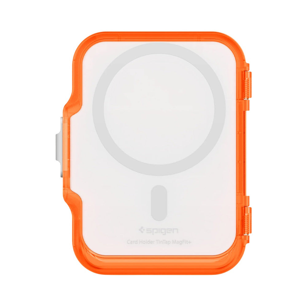 Portofel MagSafe, Spigen, TinTap MagFit+, Narandžasti Saten AFA11381