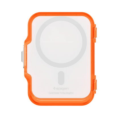 Portofel MagSafe, Spigen, TinTap MagFit+, Narandžasti Saten AFA11381