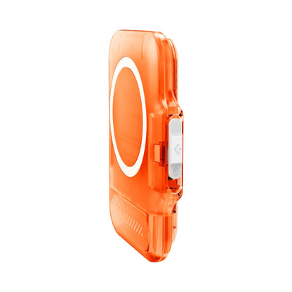 Portofel MagSafe, Spigen, TinTap MagFit+, Narandžasti Saten AFA11381