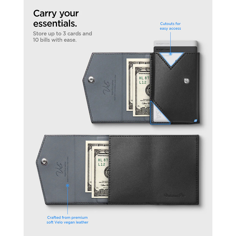 Novčanik Magsafe, Spigen, Valentinus Pro, Crni