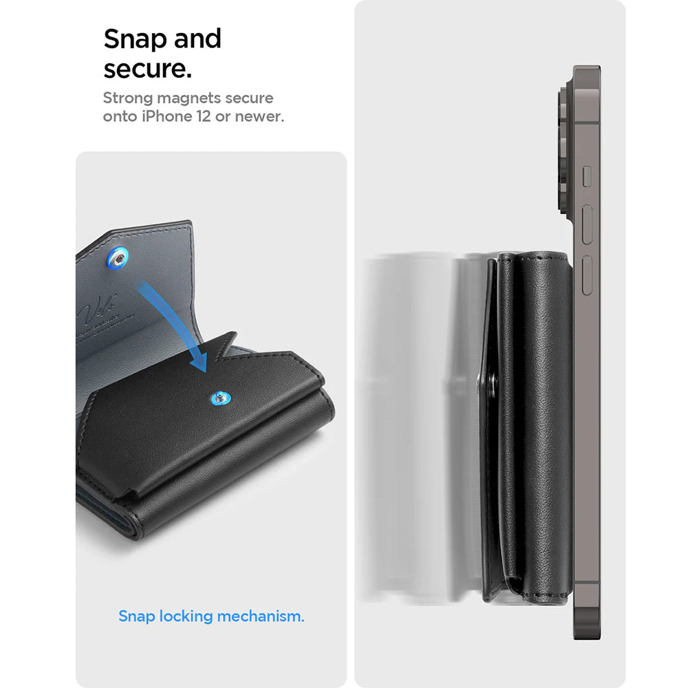 Novčanik Magsafe, Spigen, Valentinus Pro, Crni