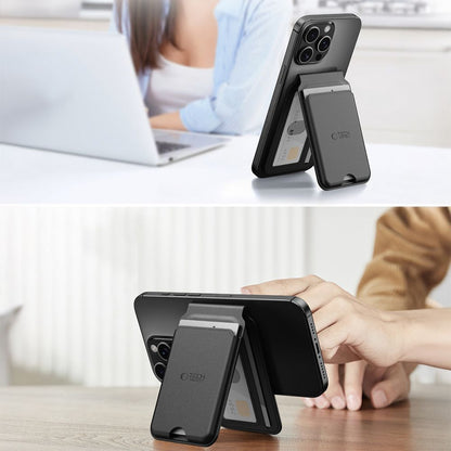 Novčanik MagSafe, Tech-Protect, Magwallet Stand, Crni