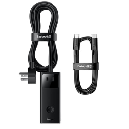 Prelungitor Baseus PowerCombo US, 3 x Priza, Crni PSLA020101