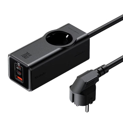 Produžni kabl McDodo CH-4620, 1 x Schuko, Crni