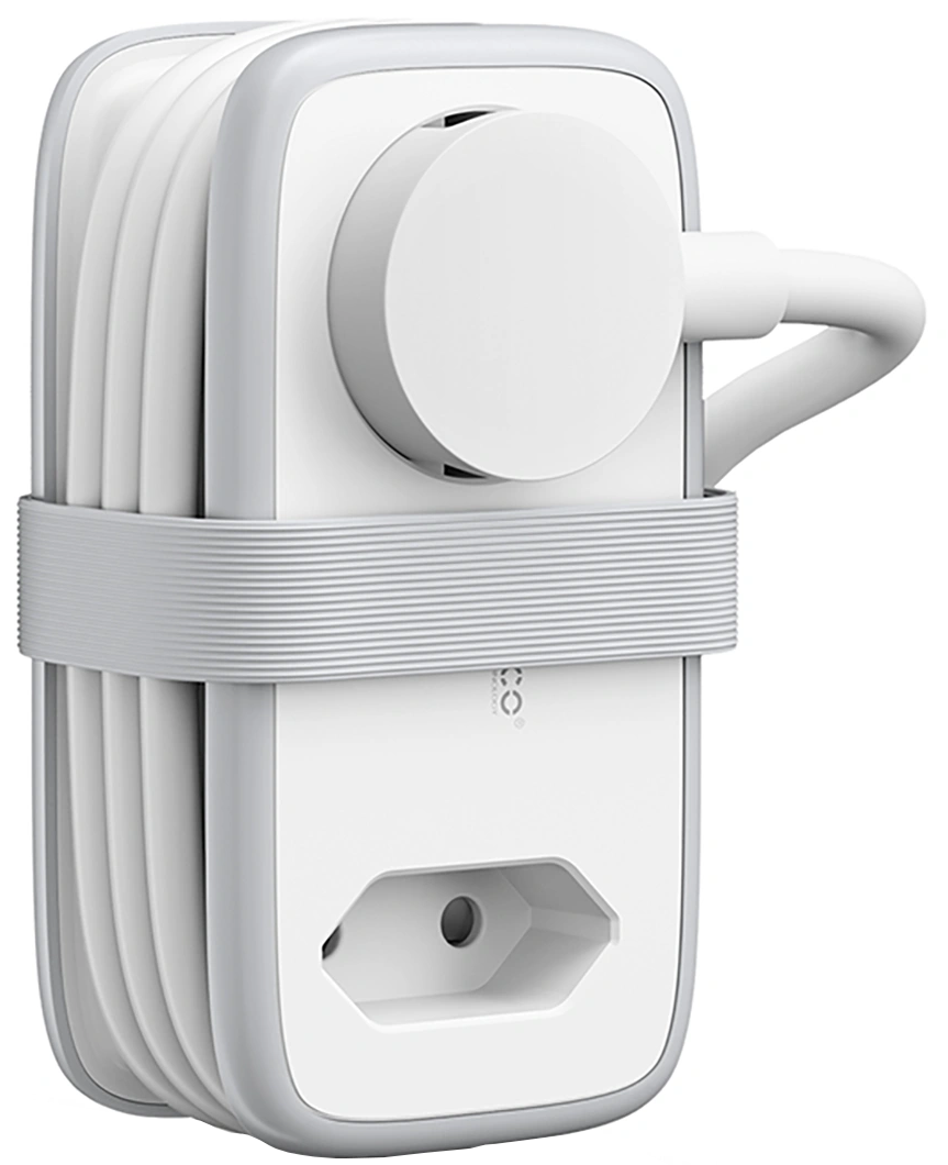 Produžni kabl Orico APP, 1 x Schuko - 1 x Utičnica - 2 x USB-A - 1 x USB-C, Belo Sivo