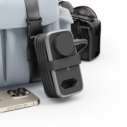Produžni kabl Orico APP, 1 x Schuko - 1 x Utičnica - 2 x USB-A - 1 x USB-C, Crno Sivo
