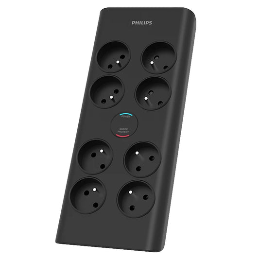 Produžni kabel Philips, 8 x Schuko, Crni PHIL-SPN7080BA/60