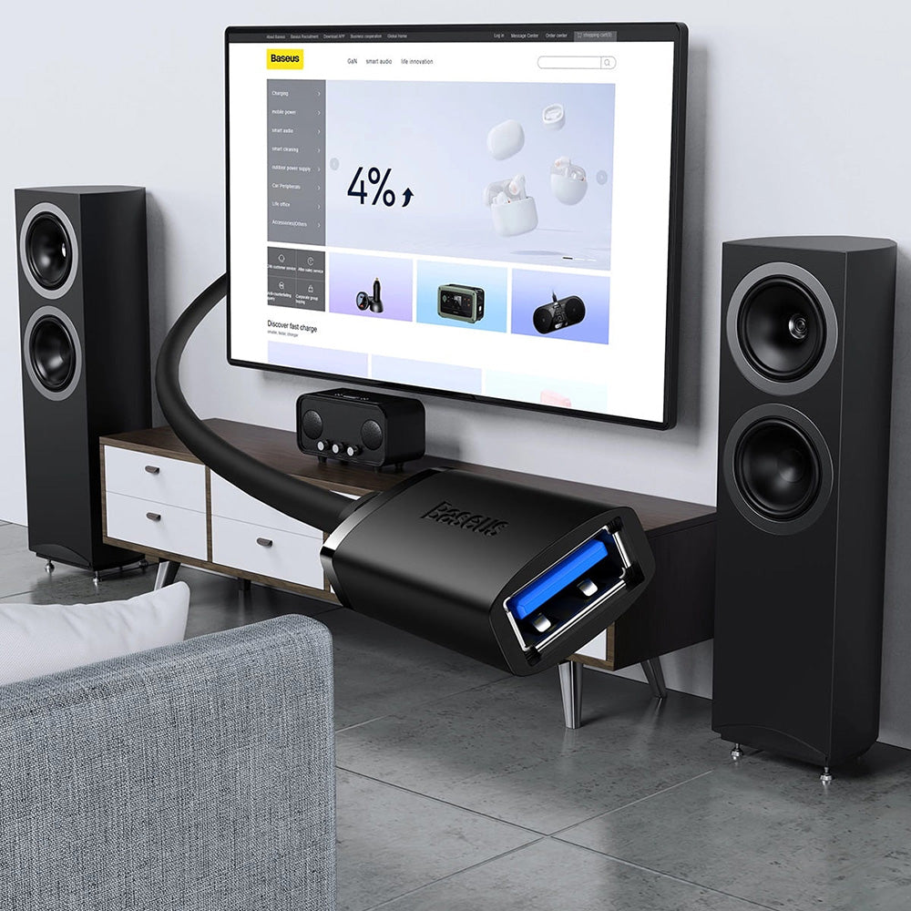 Produžni kabl USB 3.0 Baseus AirJoy, 3m, Crni B00631103111-04