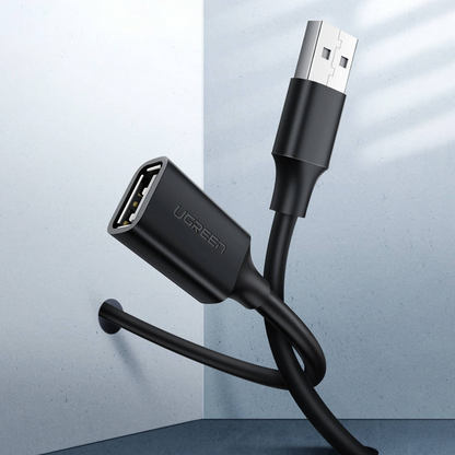 USB produžetak UGREEN US103, 3m, Crna