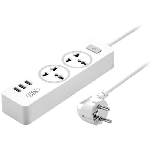Prelungitor XO Design WL04, 3 x Utikač, Beli