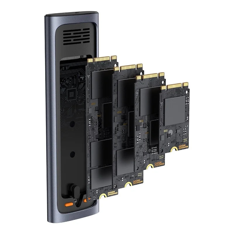 Rack Baseus FlyJoy Series za SSD SATA M.2 NVMe, Sivi B00760600811-02