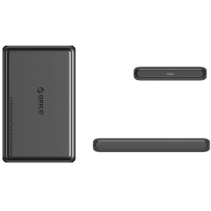 Rack Orico DDL25-C3 za HDD / SSD SATA 2.5inch, USB-C, Crna