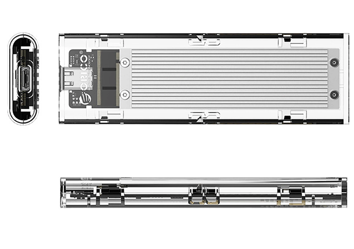 Rack Orico TCM2-C3 za SSD M.2 NVMe, Siva