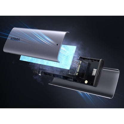 Rack UGREEN CM767 (15813) za SSD M.2 NVMe / NGFF, Sivi