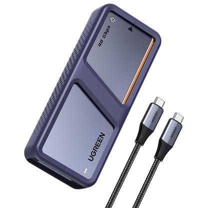 Rack UGREEN D703 (65727) za SSD M.2 NVMe, Crni