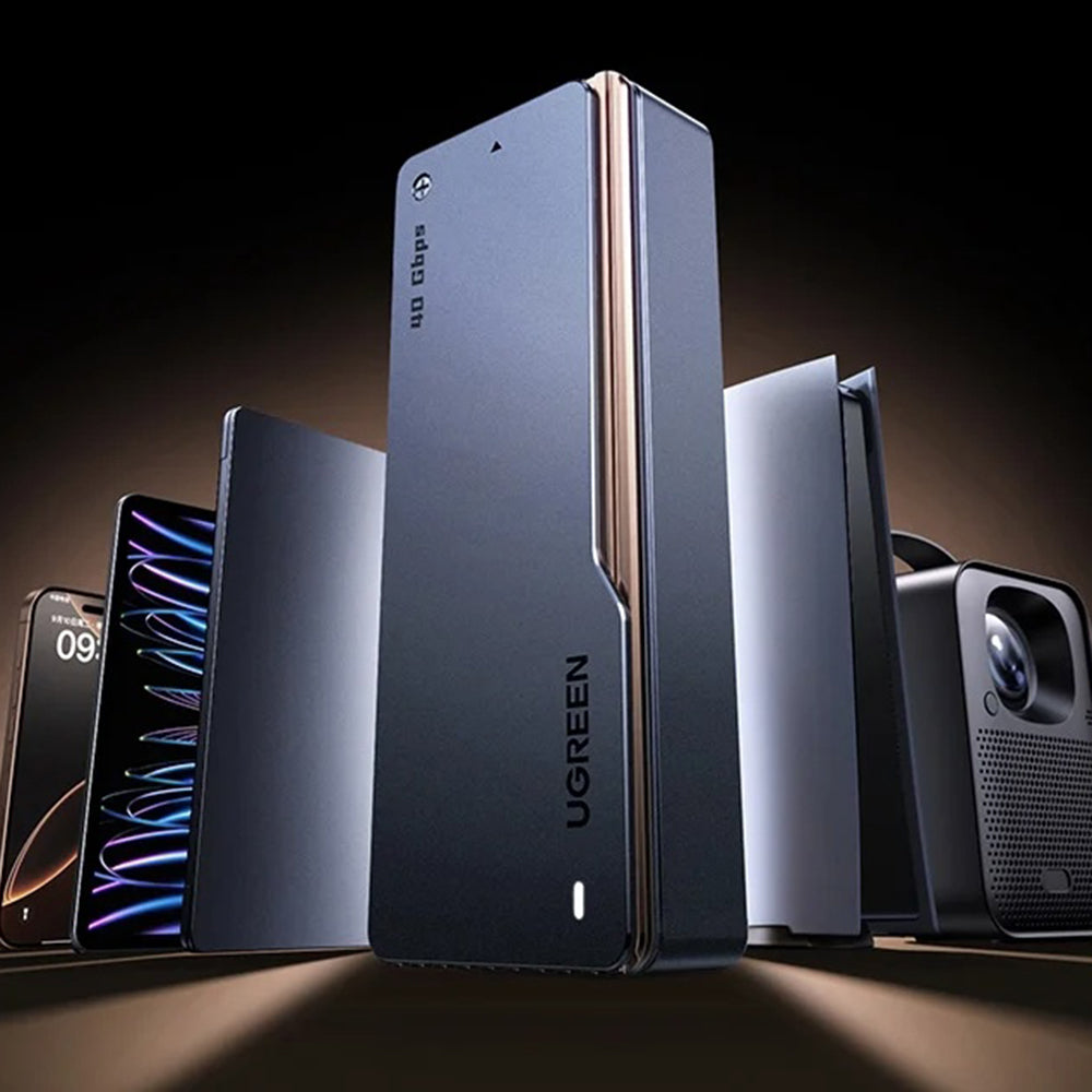 Rack UGREEN D703 (65727) za SSD M.2 NVMe, Crni