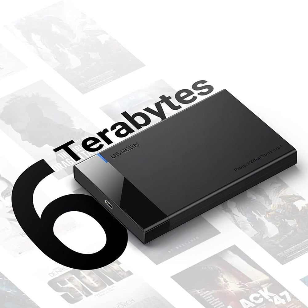 Rack UGREEN US221 (50743) za HDD / SSD SATA 2.5inch, USB-C, Crni