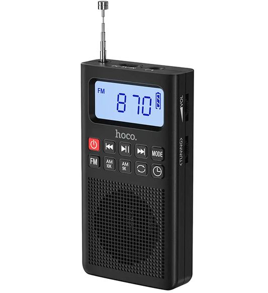 Prenosni radio HOCO HI51, Crna