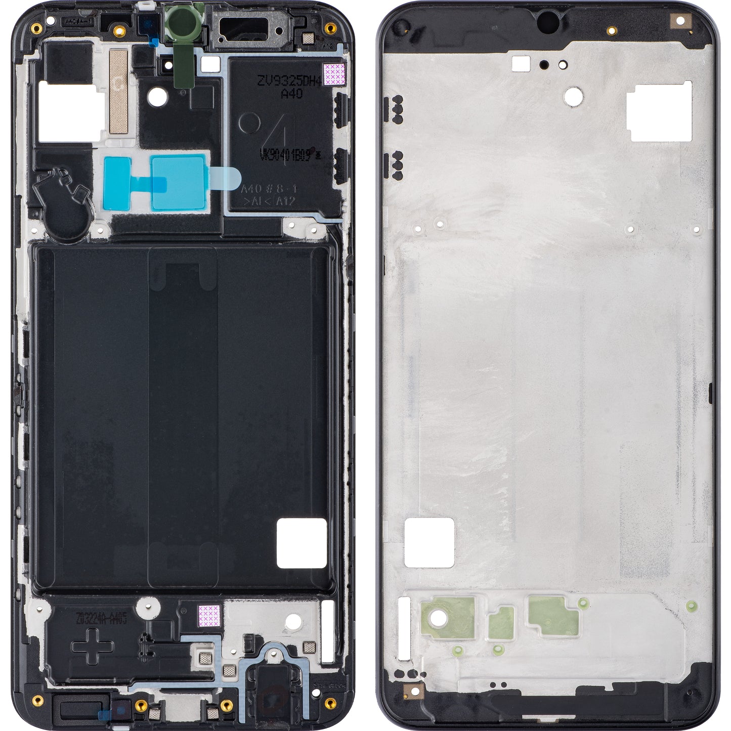 Prednji okvir Samsung Galaxy A40 A405, Crni, Service Pack GH98-43997A