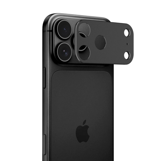 Okvir zaštite zadnje kamere Tech-Protect Camalloy Fit+ za Apple iPhone 18 Pro, aluminijum, crna