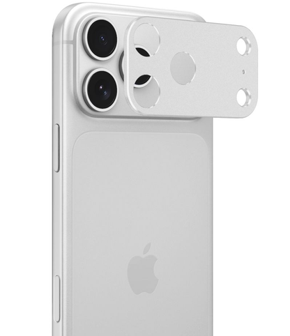 Zaštitni okvir za zadnju kameru Tech-Protect Camalloy Fit+ za Apple iPhone 18 Pro Max, aluminijum, srebrna