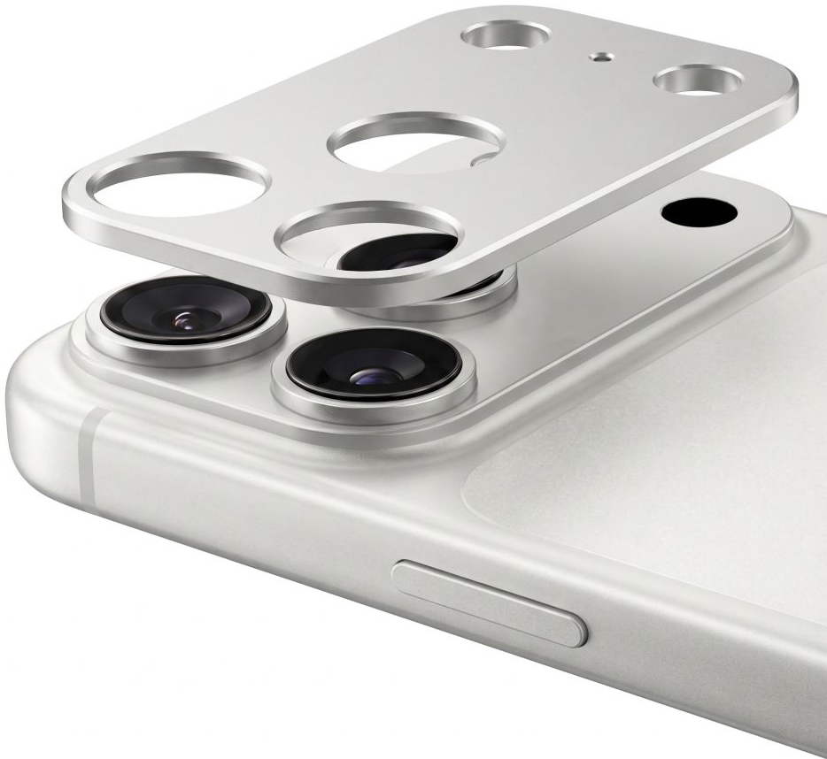 Zaštitni okvir za zadnju kameru Tech-Protect Camalloy Fit+ za Apple iPhone 18 Pro Max, aluminijum, srebrna