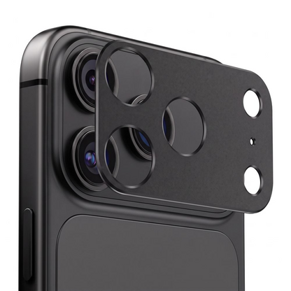 Okvir zaštite zadnje kamere Tech-Protect Camalloy Fit+ za Apple iPhone 18 Pro, aluminijum, crna