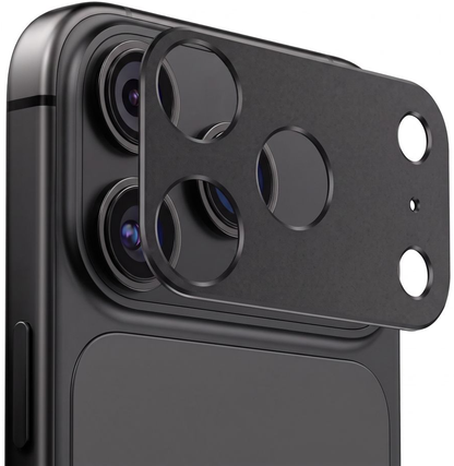 Okvir zaštite zadnje kamere Tech-Protect Camalloy Fit+ za Apple iPhone 18 Pro Max, aluminijum, crna