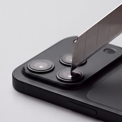 Okvir zaštite zadnje kamere Tech-Protect Camalloy Fit+ za Apple iPhone 18 Pro Max, aluminijum, crna