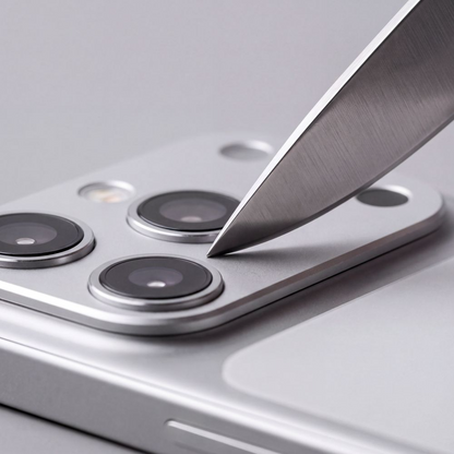 Zaštitni okvir za zadnju kameru Tech-Protect Camalloy Fit+ za Apple iPhone 18 Pro Max, aluminijum, srebrna