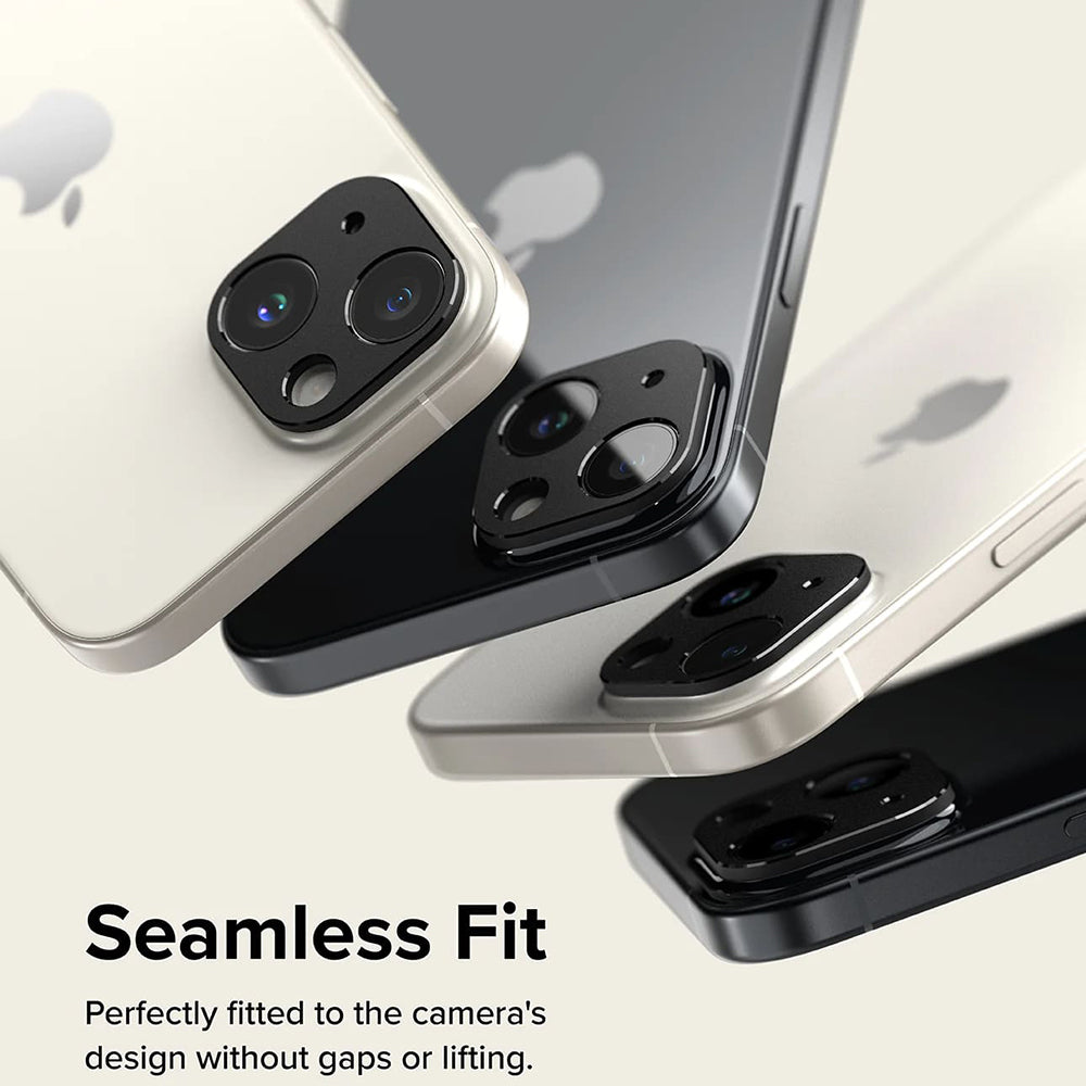 Rama zaštite Kamere Nazad Ringke Styling za Apple iPhone 15 Plus / 15, Aluminijum, Crna