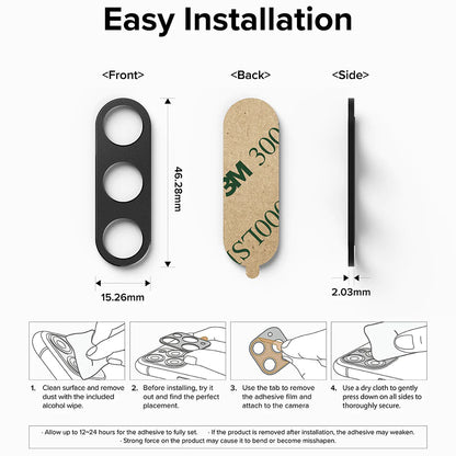 Okvir za zaštitu zadnje kamere Ringke Styling za Samsung Galaxy Z Fold5 F946, Aluminijum, Crni