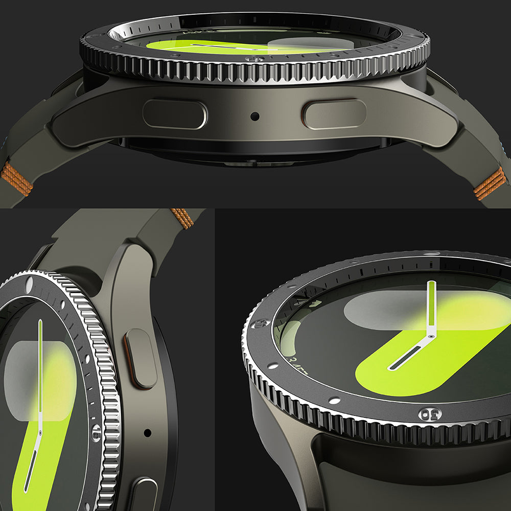 Rama Zaštita Ringke Premium Styling za Samsung Galaxy Watch7 40mm, Model 2, Crna