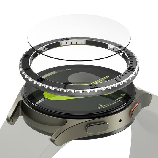 Rama Zaštita Ringke Premium Styling za Samsung Galaxy Watch7 40mm, Model 3, Crna