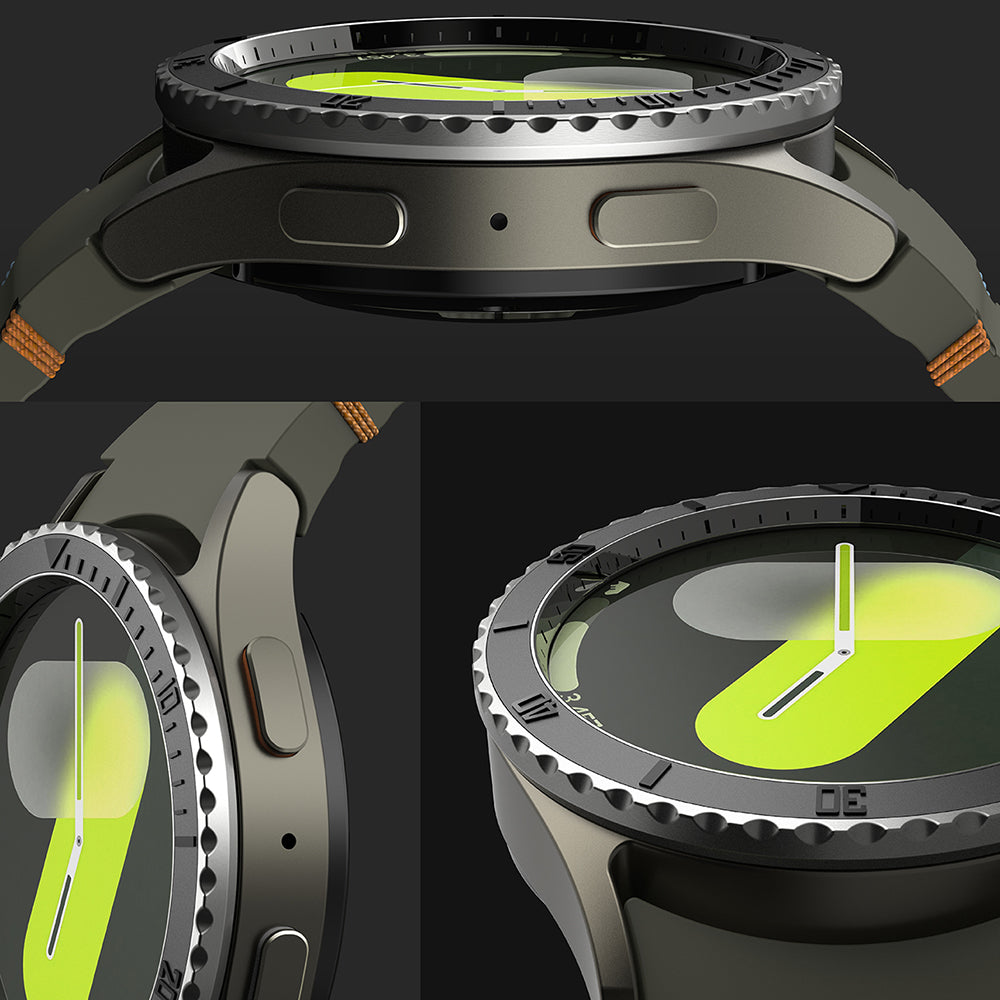 Rama Zaštita Ringke Premium Styling za Samsung Galaxy Watch7 40mm, Model 3, Crna