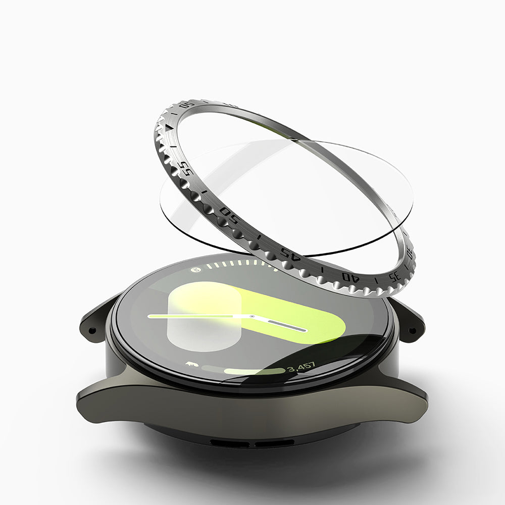 Rama Zaštita Ringke Styling za Samsung Galaxy Watch7 40mm, Model 5, Srebrna