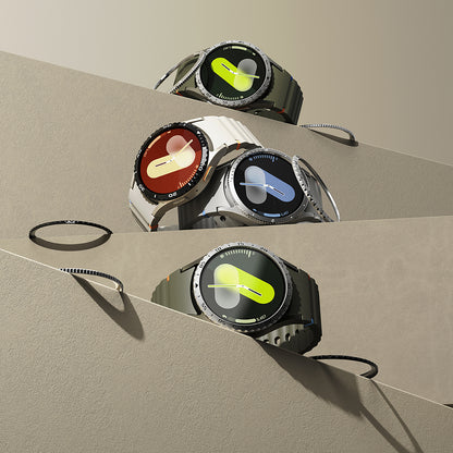 Rama Zaštita Ringke Styling za Samsung Galaxy Watch7 40mm, Model 5, Srebrna