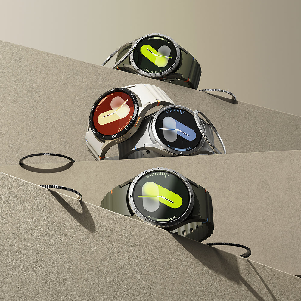 Rama Zaštita Ringke Styling za Samsung Galaxy Watch7 40mm, Model 6, Crna