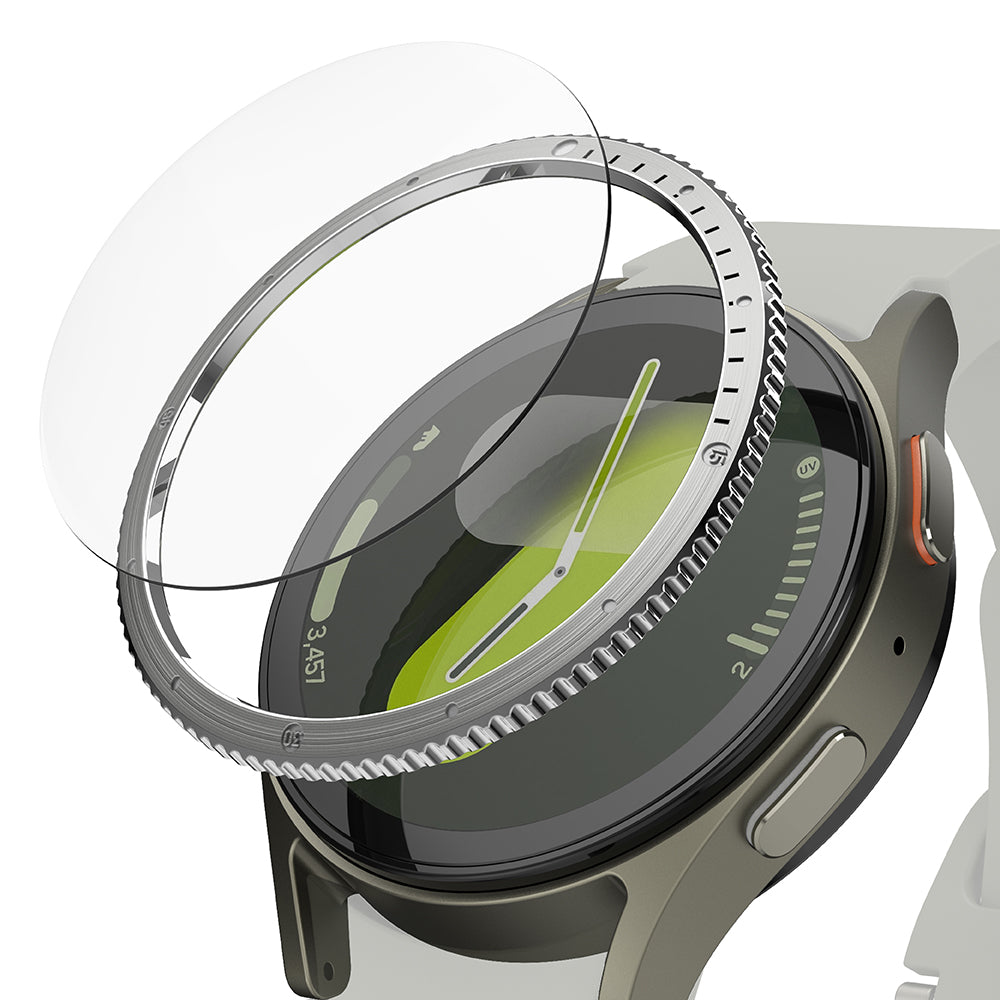 Rama Zaštita Ringke Styling za Samsung Galaxy Watch7 40mm, Model 7, Srebrna