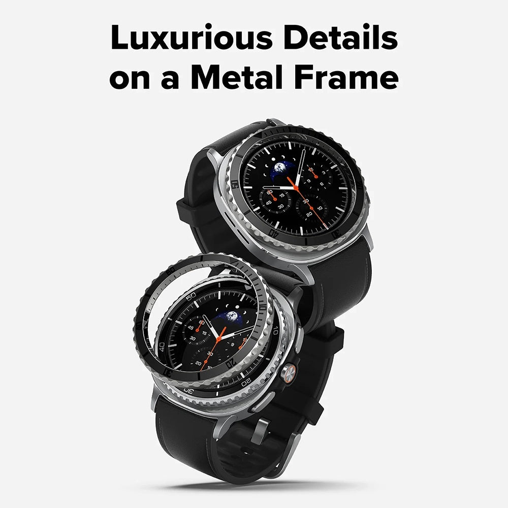 Okvir za zaštitu Ringke Premium Styling za Samsung Galaxy Watch8 Classic, Crni