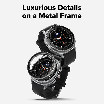 Okvir za zaštitu Ringke Premium Styling za Samsung Galaxy Watch8 Classic, Crni