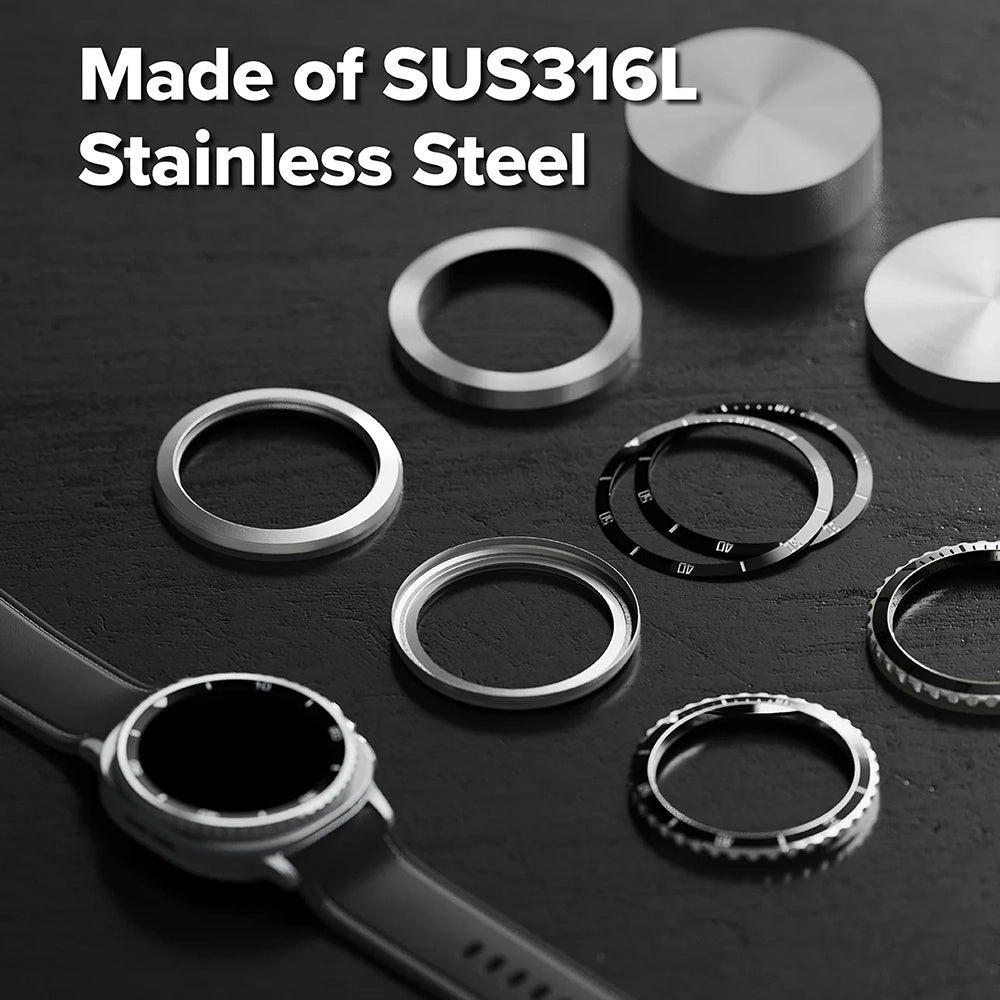 Okvir za zaštitu Ringke Premium Styling za Samsung Galaxy Watch8 Classic, Crni